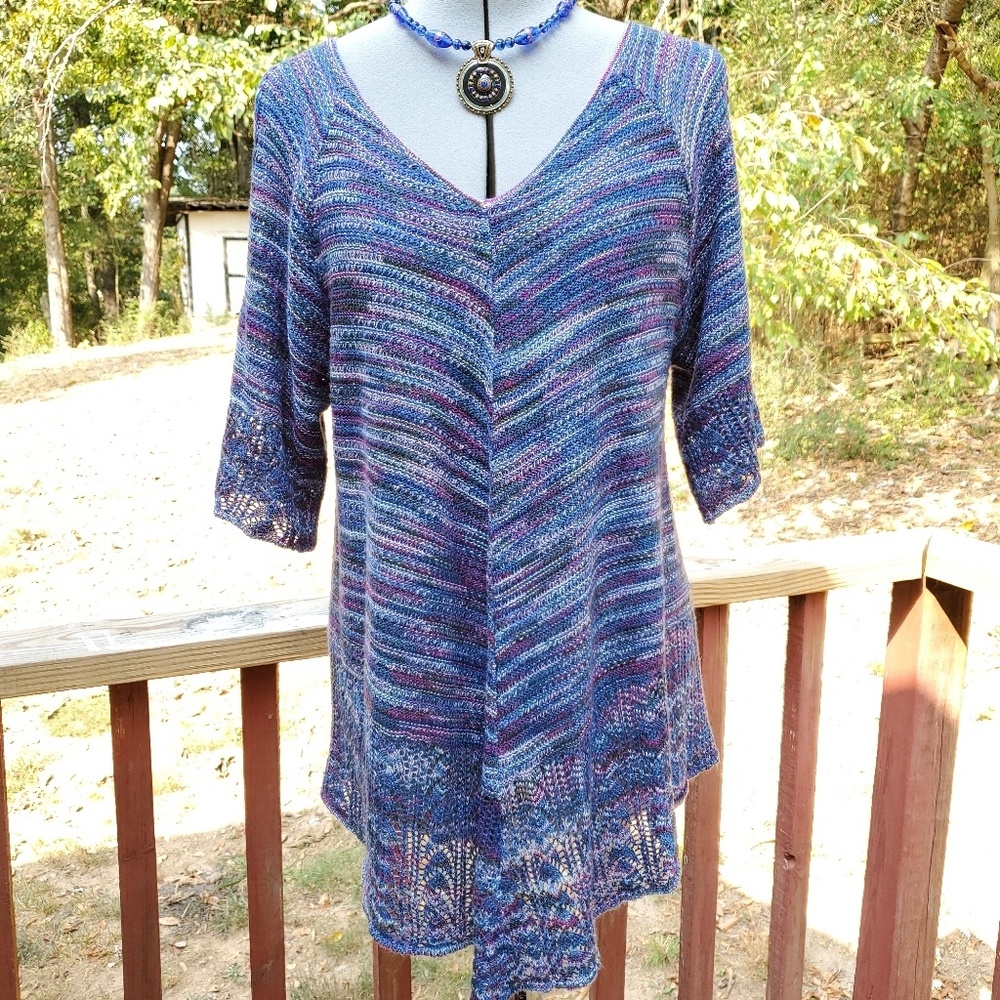 Faded Glory Multicolor Knitted Top